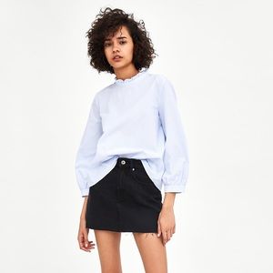 ZARA • Denim Mini Skirt • Like New